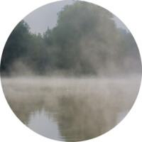 Lever de soleil sur l'étang